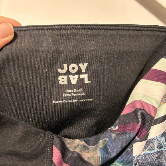 Joy Lab Nature and Striped Patterned Leggings - XS - Picture 2 of 3